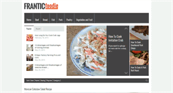 Desktop Screenshot of franticfoodie.com